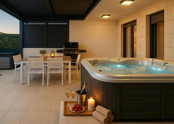 Apartment Luxury Mona With Garden & Jacuzzi In Zadar, Borik Zadar